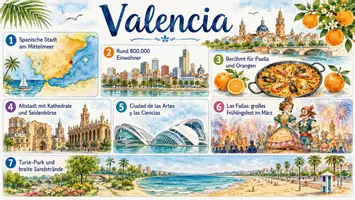 Vorschau - Arbeitsblätter - Arbeitsblätter zum Thema "Valencia" + Lösung & MP3 + Infografiken - Seite 3