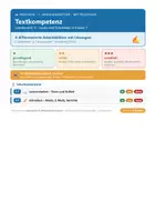 Vorschau - Arbeitsblätter - Englisch 7 Mittelschule - Textkompetenz - Deckblatt