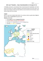 Vorschau - Arbeitsblätter - Stationsarbeit "Städte und Handel im Mittelalter" - Deckblatt