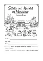 Vorschau - Arbeitsblätter - Stationsarbeit "Städte und Handel im Mittelalter" - Seite 1