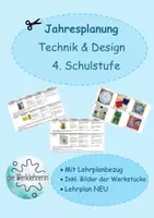 Vorschau - Unterrichtsreihen - Jahresplanung: Technik und Design, 4. Klasse - Deckblatt