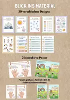 Vorschau - Fördermaterial/Inklusion - Poster-Set Ruhezone, Entspannungsecke | Emotionsregulation & sozial-emotionales Lernen | Gefühlsthermometer, Gefühle, Achtsamkeit & Entspannung - Seite 2