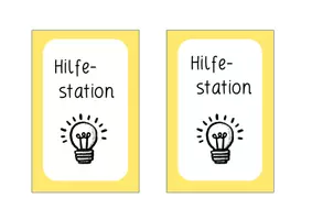 Vorschau - Poster - Hilfestation - Schild für Rahmen - Seite 3