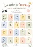 Vorschau - Arbeitsblätter - Sommerferien Countdown für Grundschule & Sek I – 6 kreative Vorlagen zum Abhaken, Abreißen & Ausmalen zum Schuljahresende - Seite 2