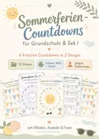 Vorschau - Arbeitsblätter - Sommerferien Countdown für Grundschule & Sek I – 6 kreative Vorlagen zum Abhaken, Abreißen & Ausmalen zum Schuljahresende - Deckblatt