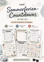 Vorschau - Arbeitsblätter - Sommerferien Countdown für Sek I & II – 6 moderne Vorlagen für die letzten Schultage & Schuljahresende - Deckblatt