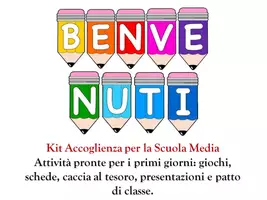 anteprima - Schede informative - KIT ACCOGLIENZA NUOVA CLASSE. ATTIVITA' PRONTE ALL'USO! - Pagina di copertina