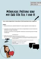 Vorschau - Unterrichtsreihen - Mündliche Prüfung Sowi (Schuljar 2026) mit EWH und Teil I&II - Deckblatt