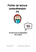 Aperçu - Feuilles d'exercices - Le mot et l’image - prog Kit et Siam – P5 - Page 1