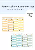 Vorschau - Spiele - Komplettpaket Partnerabfrage ZR 10, 20, 100, 1000, Einmaleins, Einsdurcheins - Deckblatt