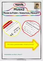 Vorschau - Arbeitsblätter - Arbeitsblatt zu "Musix2": J. Haydn, Variation, Menuett - Deckblatt
