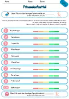 Vorschau - Arbeitsblätter - Laufzettel zur Pulskontrolle (Zirkeltraining/Fitness) - Seite 2