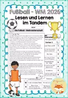 Vorschau - Arbeitsblätter - Fußball - WM 2026 - Lesetext & Tandembogen - Deckblatt