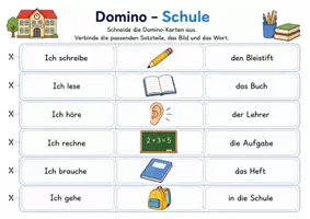 Vorschau - Arbeitsblätter - DaZ Alltagsthemen: Schule, Arzt, Spielplatz & Einkaufen - Seite 3