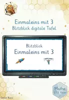 Vorschau - Spiele - Einmaleins mit 3 Blitzblick - Deckblatt