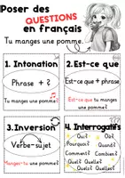 Vorschau - Arbeitsblätter - Tafelkarten-Questions en français-Fragen auf Französisch Edk - Seite 2