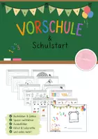Vorschau - Arbeitsblätter - Vorschule und Schulstart - Spielerisches Lernheftchen - Deckblatt