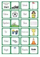 Vorschau - Stationenlernen - Anlaut-Domino Fußball - zweifach differenziert - Seite 2