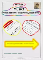 Vorschau - Arbeitsblätter - Arbeitsblatt zu "Musix1": Musik in Form! Ludwig van Beethoven - Deckblatt