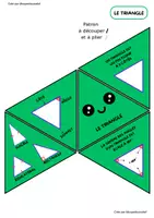 Aperçu - Feuilles d'exercices - Les patrons des formes géométriques planes Monpetitcoindief - Page 2