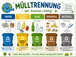 Vorschau - Arbeitsblätter - Mülltrennung - wie geht es richtig? ( D + AT ) - Seite 3
