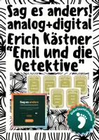 Vorschau - Spiele - Sag es anders (anloges+digitales Spiel) - Emil und die Detektive, Erich Kästner - Deckblatt