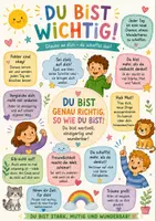 Vorschau - Poster - Du bist wichtig! Motivation für Groß und Klein! - Deckblatt