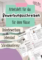 Vorschau - Arbeitsblätter - Fit für dein Bewerbungsschreiben - Deckblatt