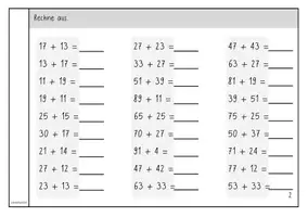 Vorschau - Arbeitsblätter - Fit für die 3. Klasse – Mathe-Wiederholung der 2. Klasse - Seite 3