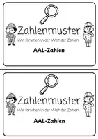 Vorschau - Unterrichtsreihen - Wir erforschen die AAL-Zahlen - Deckblatt