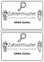 Vorschau - Unterrichtsreihen - Wir erforschen die ANNA-Zahlen! - Deckblatt