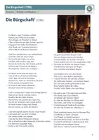 Vorschau - Arbeitsblätter - Ballade - Die Bürgschaft (Schiller) Deutsch Klasse 7 - 9 - Seite 1