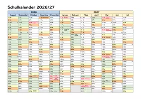 Vorschau - Lehrpläne/Lehrermaterial - Stoffverteilungsplan. Jahresplan für dasSchuljahr 2026/27 Baden- Württemberg zum Bearbeiten - Seite 1
