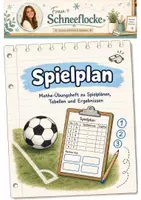 Vorschau - Arbeitsblätter - Fußball Mathe Klasse 3-4 WM Spielplan Sachaufgaben - Deckblatt