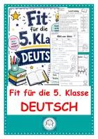 Vorschau - Arbeitsblätter - Fit für die 5. Klasse. Deutsch - Deckblatt