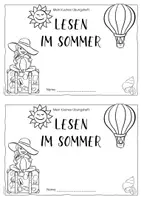 Vorschau - Arbeitsblätter - Sommerliches Leseheftchen - Seite 1