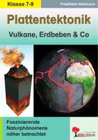 Vorschau - Arbeitsblätter - Plattentektonik - Vulkane, Erdbeben und Co | Naturkatastrophen verstehen | Erdkunde Klasse 7-9 Arbeitsblätter mit Lösungen - Deckblatt