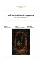 Vorschau - Stundenentwürfe - Kohlenstaub - Kurzgeschichte Industrialisierung - Seite 1