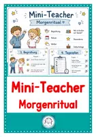 Vorschau - Aufgabenkarten - Mini-Teacher. Morgenritual für die Grundschule - Deckblatt