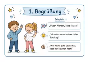 Vorschau - Aufgabenkarten - Mini-Teacher. Morgenritual für die Grundschule - Seite 2