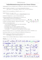 Vorschau - Arbeitsblätter - Algorithmus zur Polynomdivision und zum Horner-Schema - Seite 3