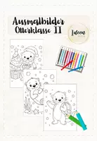 Vorschau - Arbeitsblätter - Otterklasse Ausmalbilder II - Deckblatt