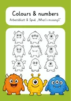Vorschau - Spiele - Colours & numbers with monsters - Deckblatt