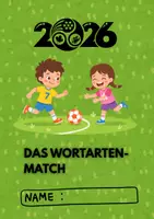 Vorschau - Arbeitsblätter - Wortarten Fußball- Album - Deckblatt