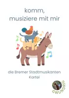Vorschau - Lehrpläne/Lehrermaterial - Die Bremer Stadtmusikanten - Kartei - Deckblatt