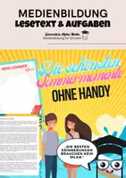 Vorschau - Arbeitsblätter - Sommerferien ohne Handy - Medienkompetenz - Deckblatt