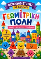 Προεπισκόπηση - Φύλλα εργασίας - Η Γεωμετρική Πόλη | Παραμύθι για τα Γεωμετρικά Σχήματα με Δραστηριότητες & Φύλλα Εργασίας | Νηπιαγωγείο - Εξώφυλλο