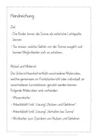 Vorschau - Stundenentwürfe - Sonne Sonnenschutz Nutzen Gefahren Wissenskartei Unterrichtseinheit - Seite 2