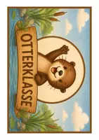 Vorschau - Poster - Otterklasse Klassenschild - Deckblatt