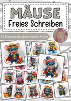Vorschau - Bildkarten - Mäuseklasse freies Schreiben Klassentier Maus - Deckblatt